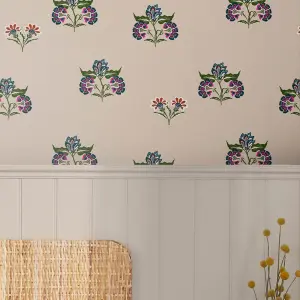 Joules Multicolour Floral Smooth Wallpaper