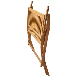 vidaXL Garden Bench 120 cm Solid Acacia Wood