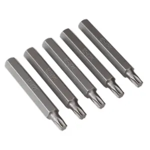 Sealey TRX-Star T40 Bit Long Chrome Vanadium Steel 75mm Pack Of 5 TX40L5