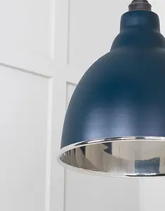 Smooth Nickel Brindley Pendant in Dusk