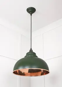 Smooth Copper Harborne Pendant in Heath