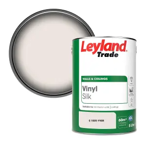 Leyland Trade Vinyl Silk Walls & Ceilings Emulsion Paint (S 1005-Y90R) - 5L