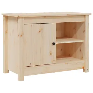 Berkfield TV Cabinet 70x36.5x52 cm Solid Wood Pine