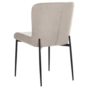 Set of 2 Dining Chairs ADA Taupe