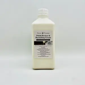 Priory Polishes Polish Reviver & Burnishing Cream - Revives & Restores Wood 1 Litre