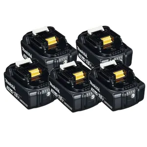 5 x Genuine Makita BL1830 18v 3.0ah Li-Ion LXT Lithium Ion Battery New Star Batt