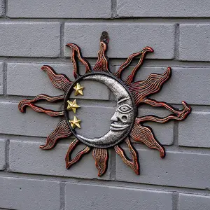 Woodside Sun Face Wall Art Sculpture Decoration