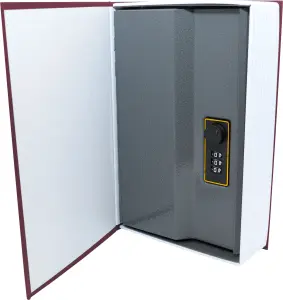 Combination Lock Discreet Bible Book Hidden Cash Document Valuables Safe Box