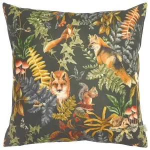 Evans Lichfield Forest Fox Repeat Fox Repeat Feather Rich Cushion