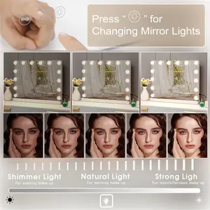 Rectangle LED Metal Mirror