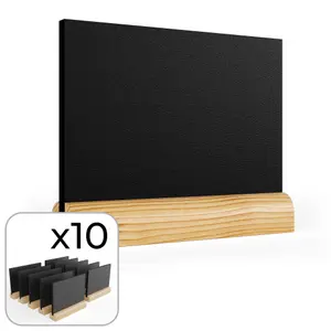 ALLboards Table top chalkboards MINI SHAPE - set of 10