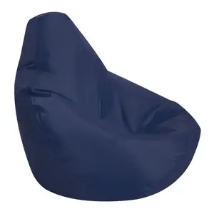 Veeva Kids Indoor Outdoor Bean Bag Gaming Chair Navy Blue