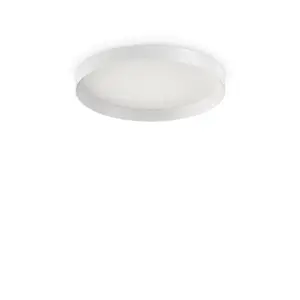 Luminosa Fly Decorative Round Simple Flush White, 4000K