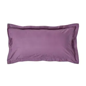 Homescapes Grape Egyptian Cotton Oxford Pillowcase 200 TC, King Size