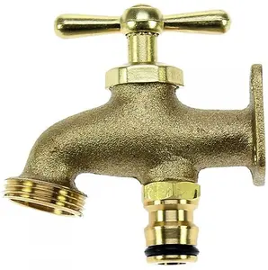 Darlac Brass Take Anywhere Outdoor Tap Garden Watering Irrigation Hose End