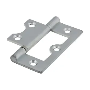 TIMCO Plain Bearing Flush Brass Hinges Satin Chrome - 60 x 41