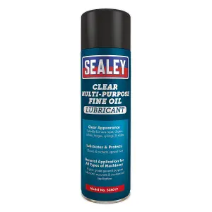 Sealey Clear Fine Oil Lubricant Multipurpose 500ml SCS019S