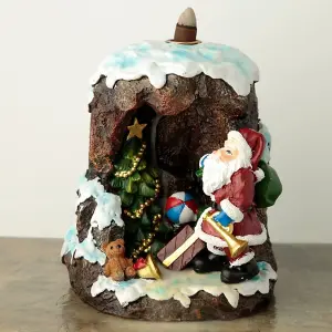 Puckator Christmas Santa's Grotto Incense Burner