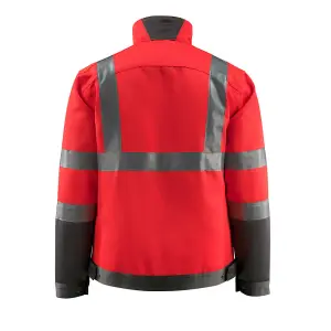 Mascot Safe Light Forster Work Jacket (Hi-Vis Red/Dark Anthracite)  (Large)