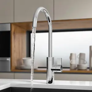 Kitchen Mixer Modern Tap Chrome Finish