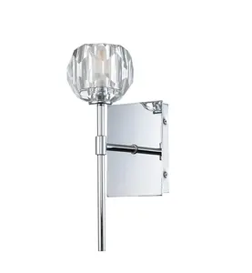 Luminosa Quoizel Regalia Wall Lamp Polished Chrome, 3000K, IP44