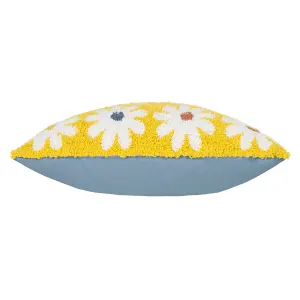 Heya Home Daisy Knitted Feather Rich Cushion