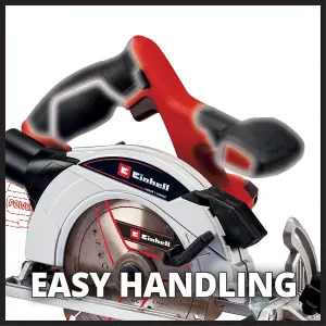 Einhell Power X-Change Cordless Circular Saw - 165mm Blade - With Dust Extraction - With Battery And Charger - TE-CS 18/165-1 Li