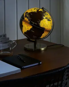 Beliani Modern Globe LED MAGELLAN Black