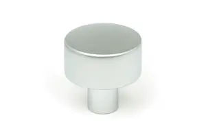 From The Anvil Satin Chrome Kelso Cabinet Knob - 25mm (No rose)