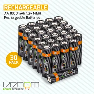 Venom Rechargeable AA Batteries (30-Pack)