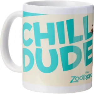 Zootropolis Chill Dude Mug White/Green/Yellow (One Size)