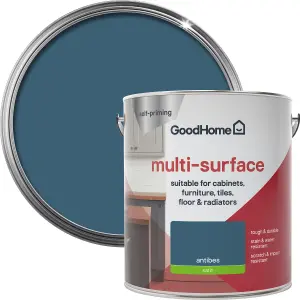 GoodHome Durable Antibes Satin Multi-surface paint, 2L