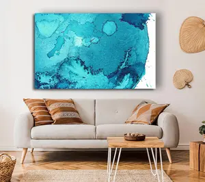 Water Planet Canvas Print Wall Art - Medium 20 x 32 Inches