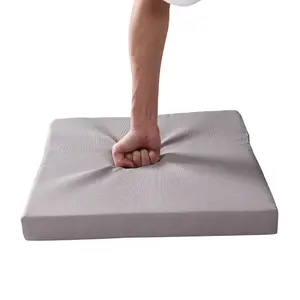 Outdoor Square Seat Cushion Light Grey 45 x 45cm