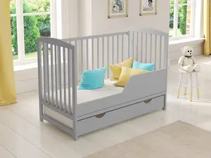 Jacob cot bed 120x60cm with drawer