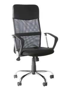 Orlando Mesh Office Chair with Wheels in Black