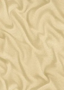 Glamourous Silk Design with and Satin Finish Wallpaper in Gold