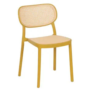 Vernia Stacking Side Chair (Set of 2) Mustard