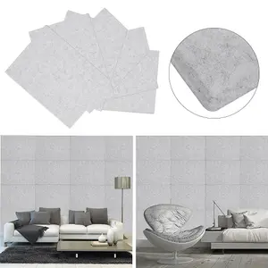 12 Pack Grey Soundproof Wall Panels Wall Decoration Sound Absorbing Panel High Density Sound