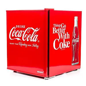 Husky Coca Cola Mini Drinks Cooler, 43 Litres, Red, HUS-EL196