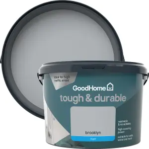 GoodHome Durable Brooklyn Matt Emulsion paint, 2.5L