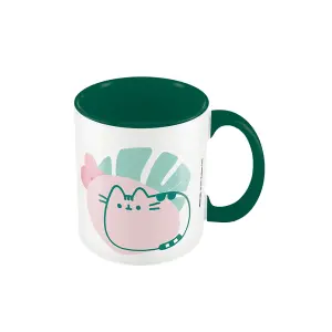 Pusheen Tropical Contrast Mug Green/White (One Size)