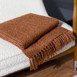 HOEM Morni Woven Yarn Tasselled Throw