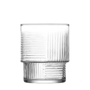 LAV Helen Stacking Whisky Glasses - 230ml - Pack of 6