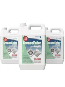 Grease-Eater - Natural Drain Unblocker for Fat Related Drain Blockages 4 x 5 Litres