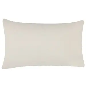 Set of 2 Cushions NIEREMBERGIA 30 x 50 cm Animal Beige