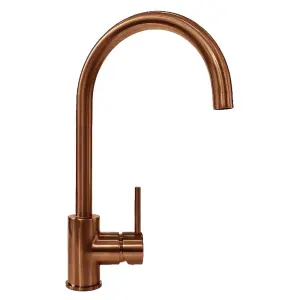 Astini Echo Brushed Stainless Steel Copper Kitchen Sink Mixer Tap