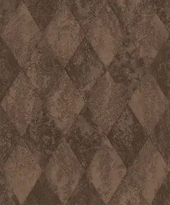 Galerie Ambiance Copper Chocolate Harlequin Texture Embossed Wallpaper