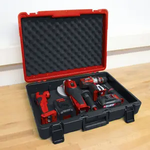 Einhell Power Tool Carry Case Durable With Inside Foam Splash Proof Design Up To 30Kg Weight E-Box M55/40