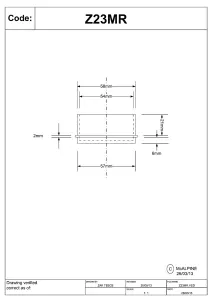 McAlpine Z23MR 2" Temporary Blanking Off Cap for waste pipe